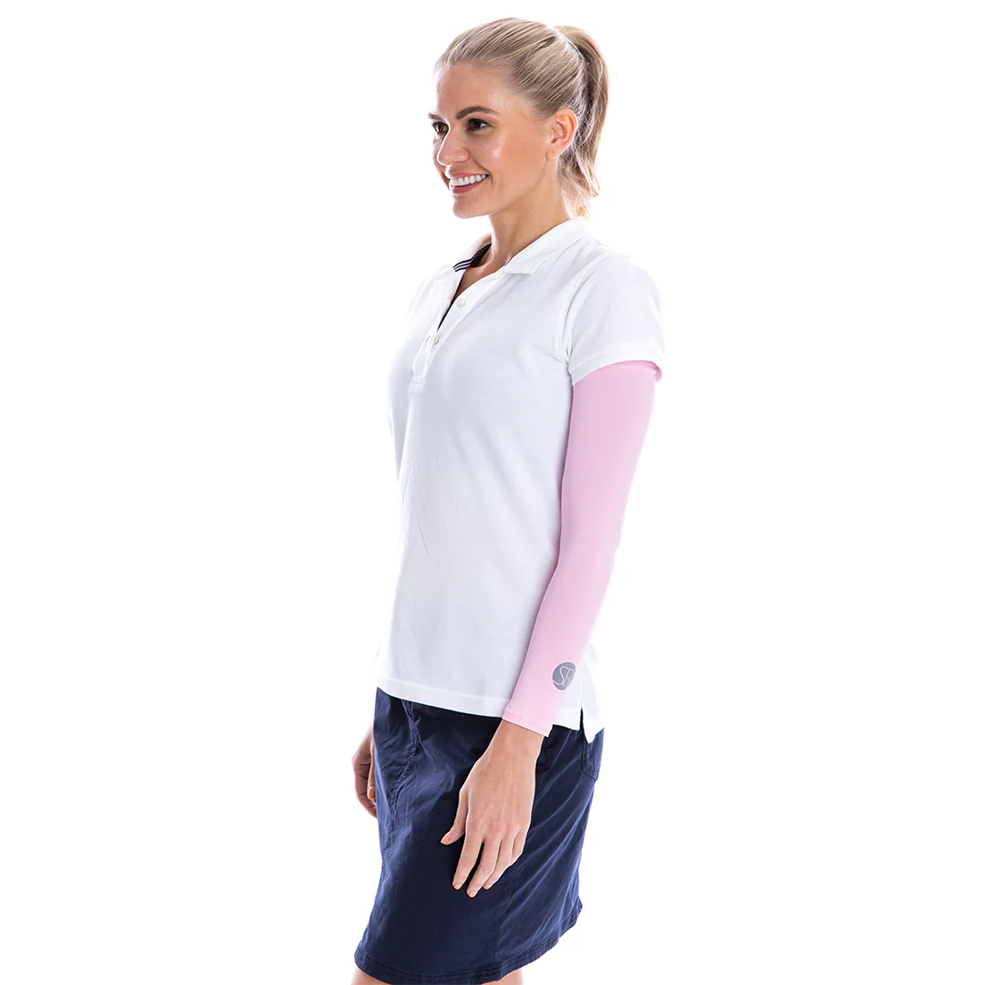 SParms UPF50+ Arm Sleeves (Pink, Pair) - Image 3