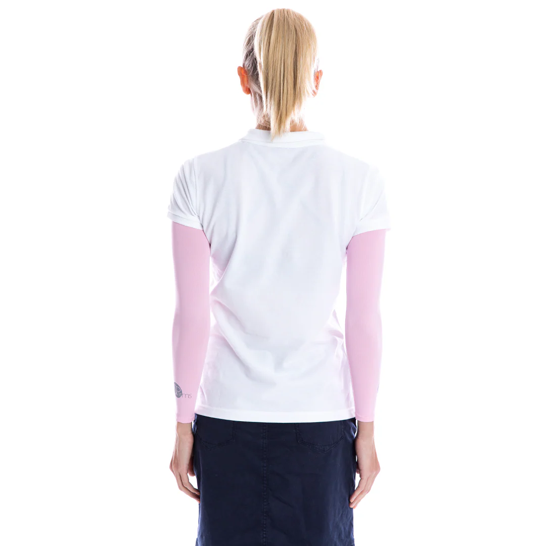 SParms UPF50+ Arm Sleeves (Pink, Pair) - Image 4