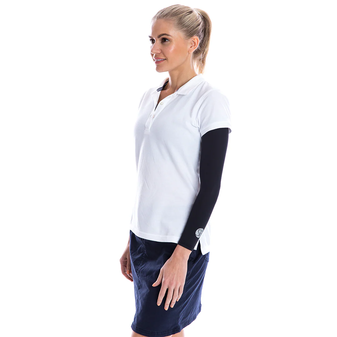 SParms UPF50+ Arm Sleeves (Black, Pair) - Image 4