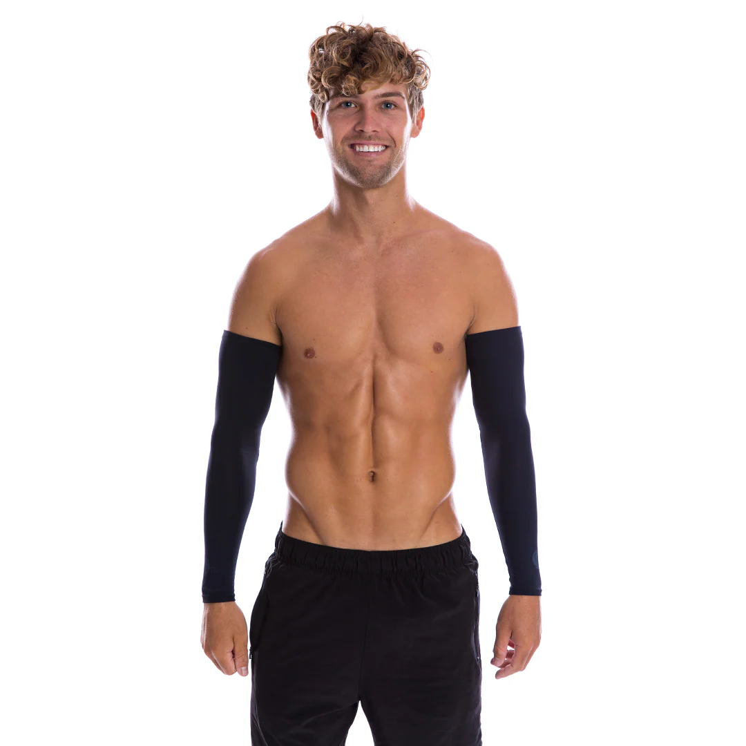 SParms UPF50+ Arm Sleeves (Black, Pair) - Image 5
