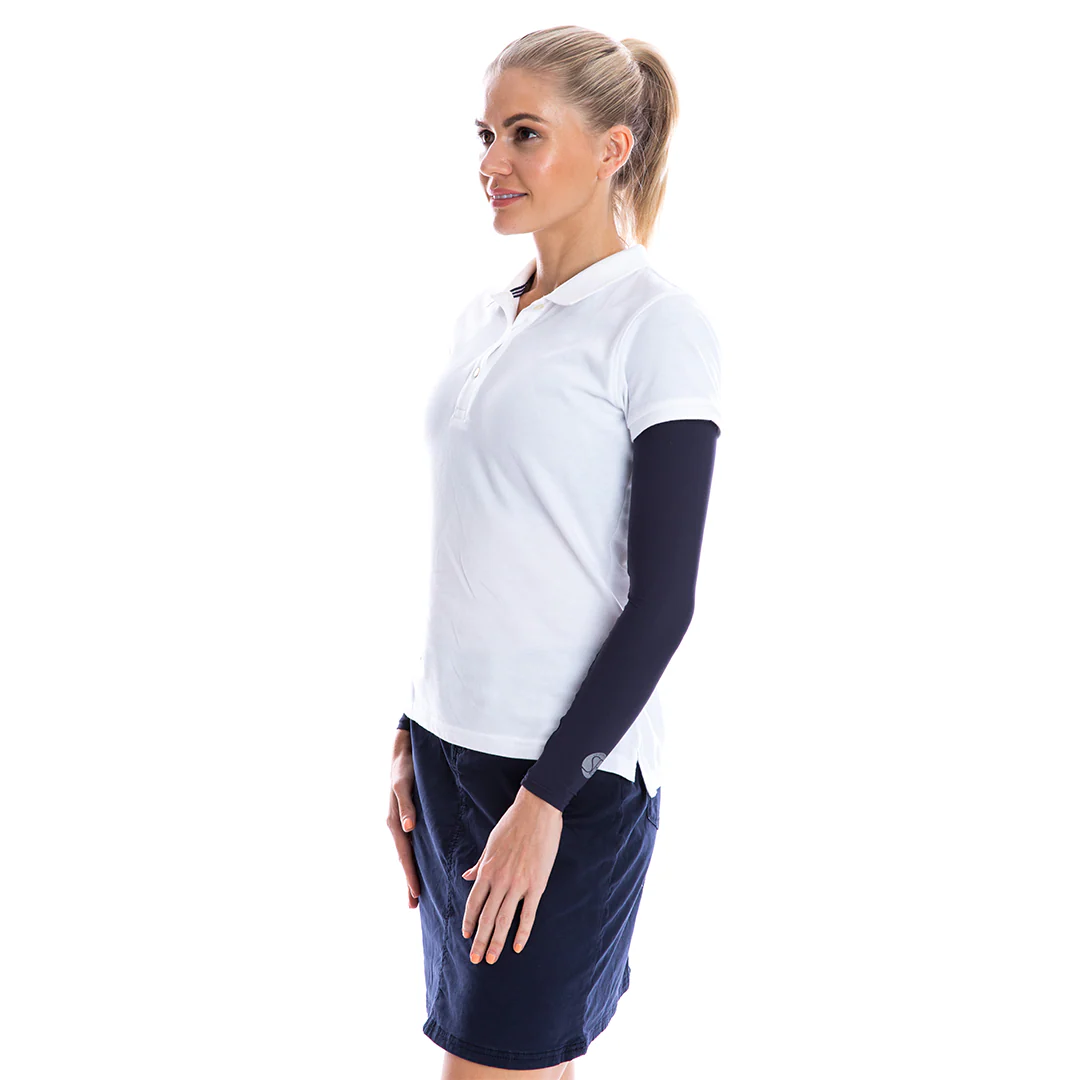 SParms UPF50+ Arm Sleeves (Navy, Pair) - Image 4